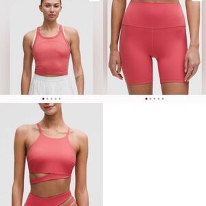 Lululemon Set Desert Red 6/8 NWT